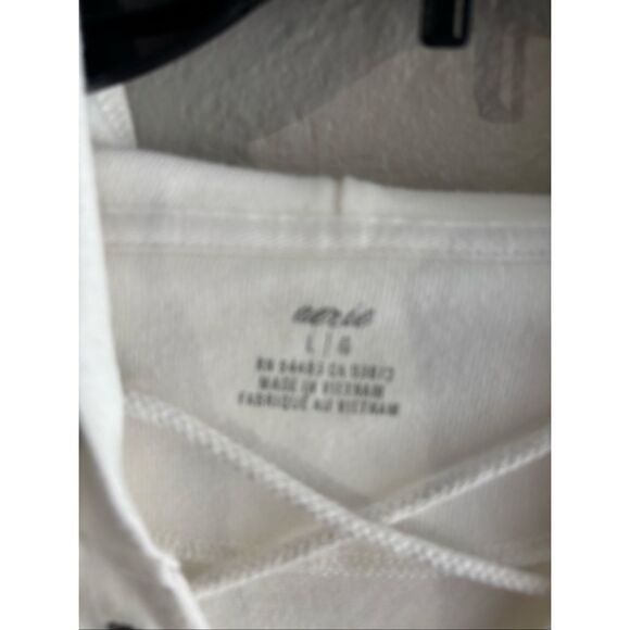 ❤️Aerie Lace Up Front Pullover Hoodie - Picture 3 of 5